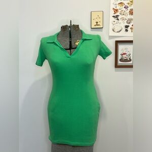 Apple Green Zara golf/tennis dress